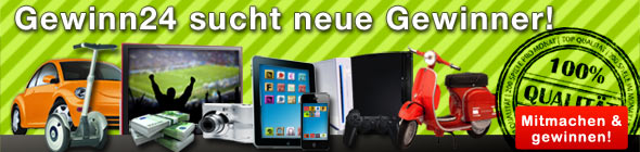Gewinn24 sucht neue Gewinner!